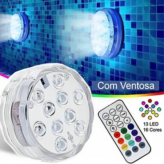 Luminárias RGB Piscina